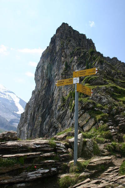 Signpost at Gratsattel