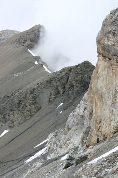 The way down to Kandersteg from Hohtürli pass