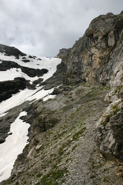 Hohtürli in sight! The last part of the path from Griesalp.