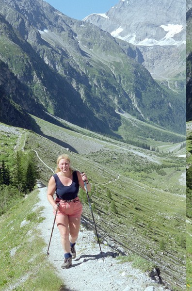 The start of the moraine on the way to the Kanderfirn