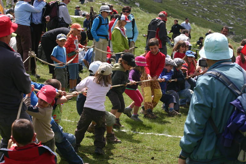 The tug-of-war tradition is obviously going to continue for many years yet!