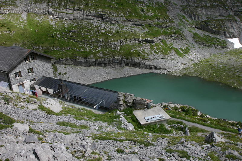 Looking down on Schwarenbach from the path up to Schwarzgrätli