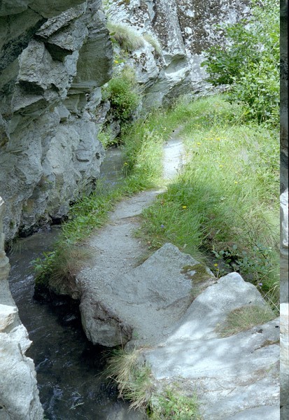 Wasserleitungen between Ausserberg and Pt1099 in Baldschiedertal