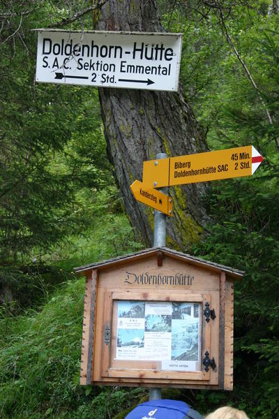 The signpost at Barentritt