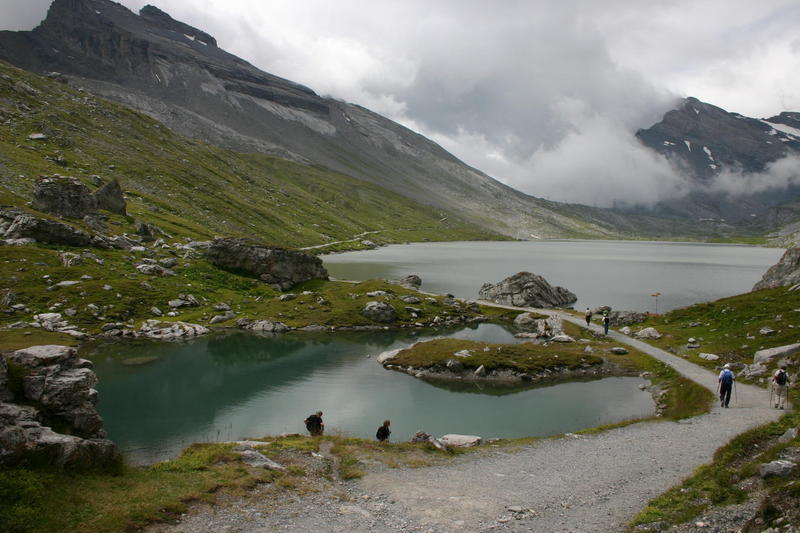 The approach to the Daubensee