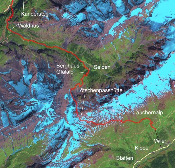 The Lötschenpass route